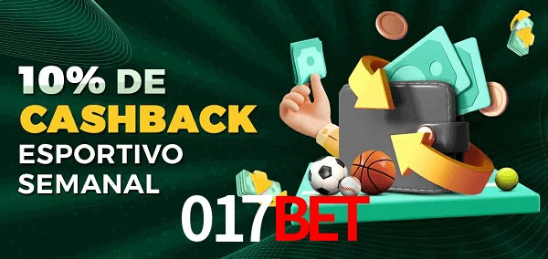10% de bônus de cashback na 017bet